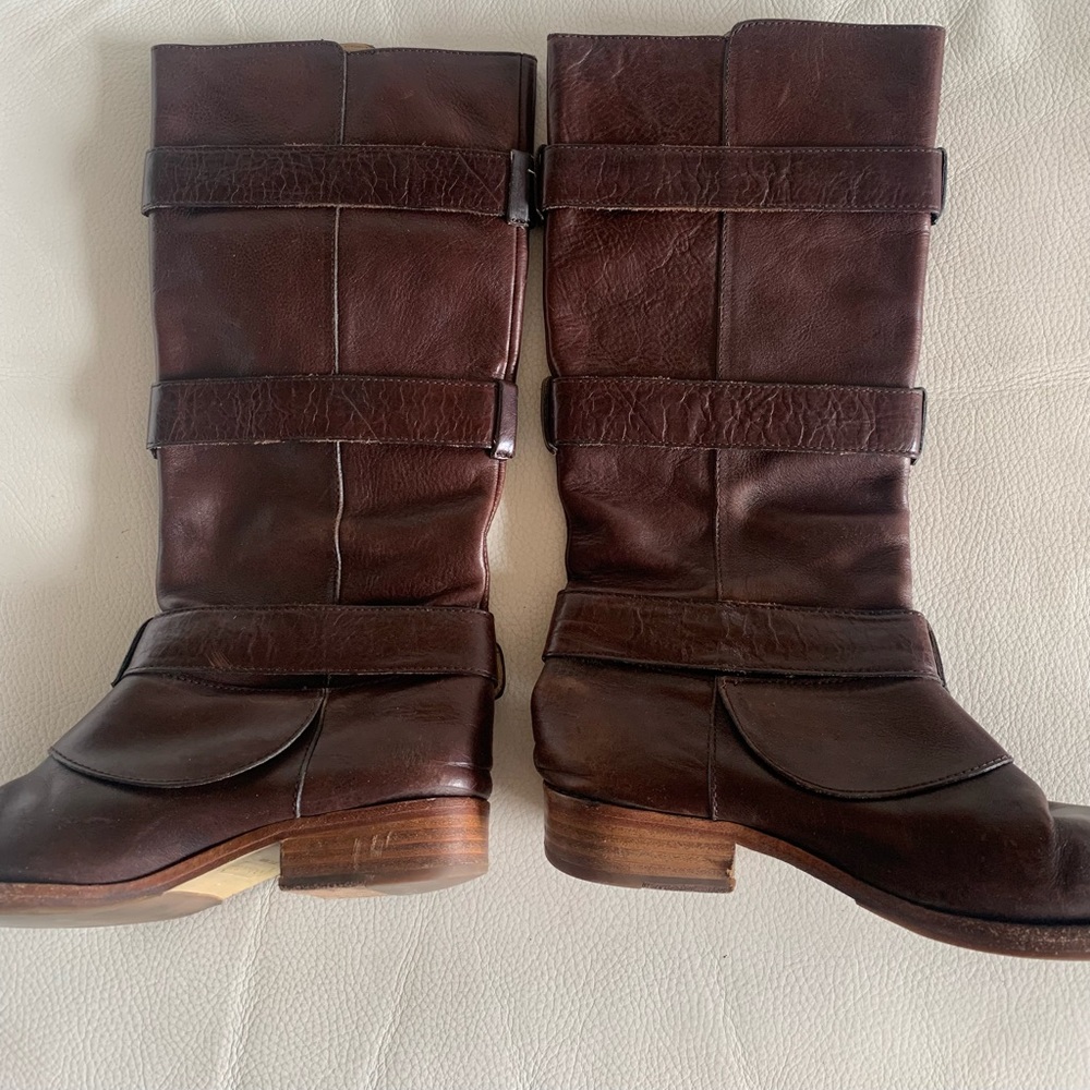 COACH est.1941 Leather Boots.,Leather inside, Jordan 6 1/2 B.Good used Condition - Picture 9 of 12